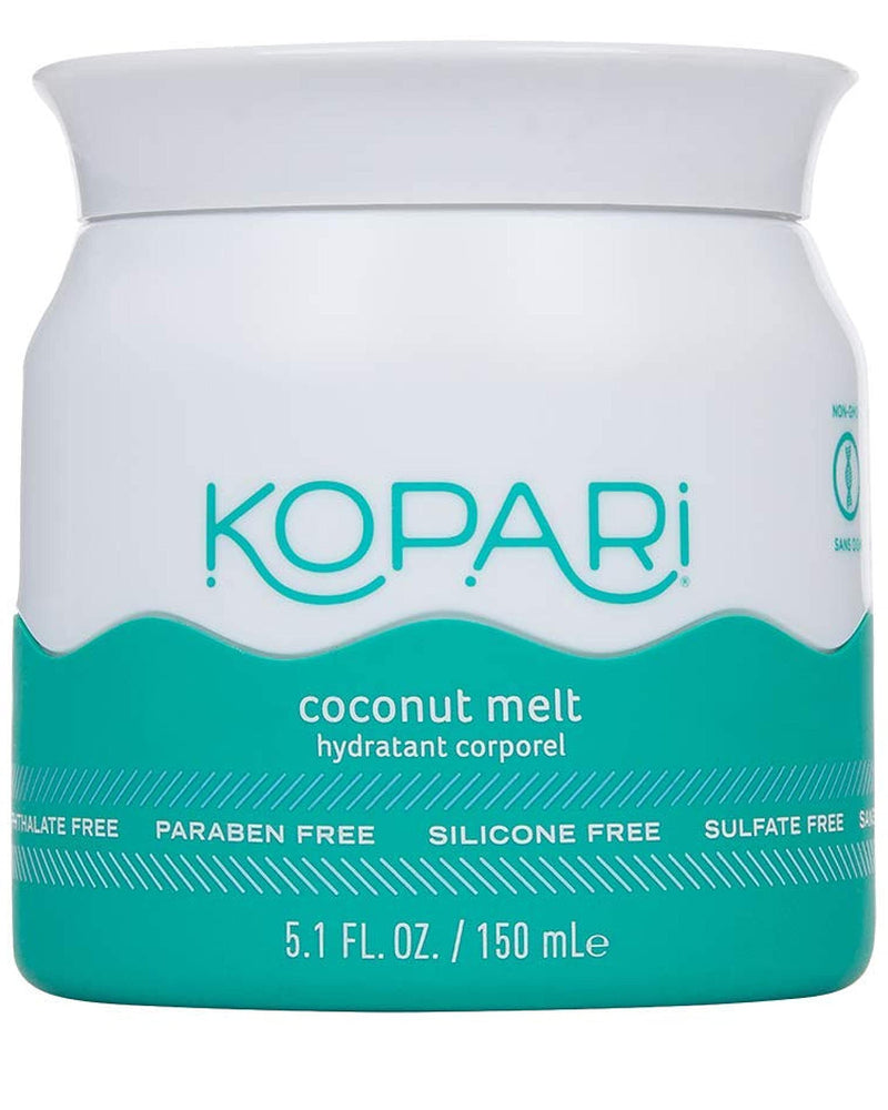 Kopari Organic Coconut Melt | Multi Purpose Skin Moisturizer, 100% Unrefined Organic Coconut Oil Skin Care For Body, Hair, Nails, Face | Non GMO, Vegan, Cruelty Free, Paraben Free & Sulfate Free | 5 Oz Original - BeesActive Australia