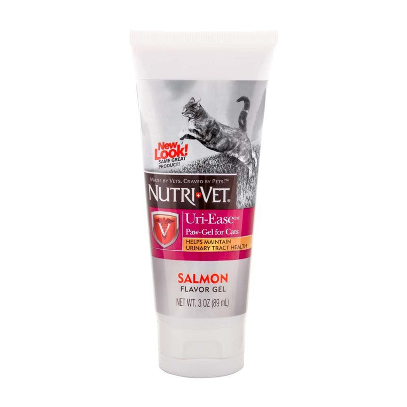 Nutri-Vet Uri-Ease Paw Gel for Cats - Salmon Flavor 3 oz - Pack of 2 - BeesActive Australia