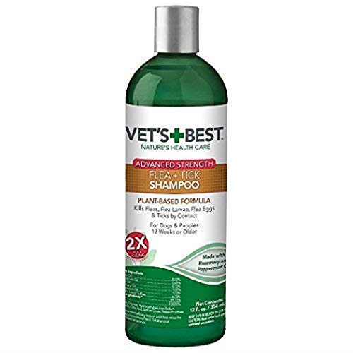 Vet's Best Flea and Tick Advanced Strength Dog Shampoo | Flea Treatment for Dogs | Flea Killer with Certified Natural Oils | 12 Ounces - BeesActive Australia