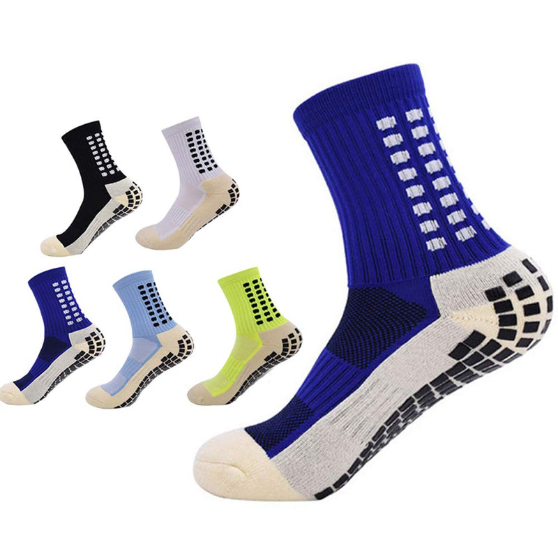 Unisex Socks,Crew Casual Sock for Adult Men Women for Sport Hospital Use Traveling Outside Activity Sapphire - BeesActive Australia