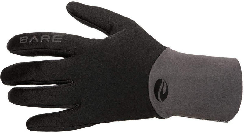 [AUSTRALIA] - Bare Exowear Gloves Wet/Dry Undergarment Glove Black Large 