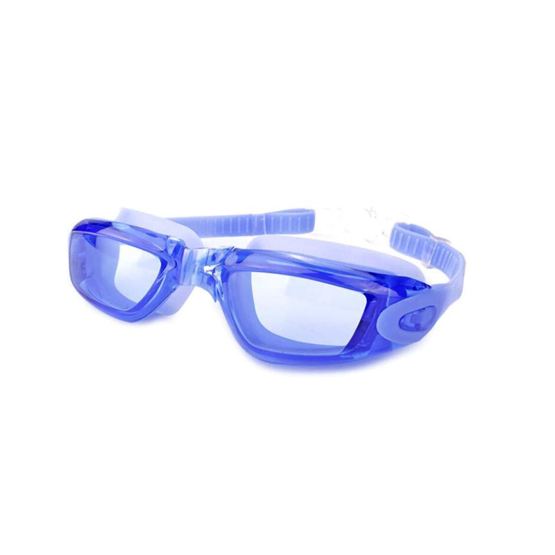 [AUSTRALIA] - AINAAN Swim Goggles, No Leaking Anti-Fog Indoor Outdoor Swimming Goggles with UV Protection Mirrored Clear Lenses for Adult Women Men Youth Kids（Blue） 