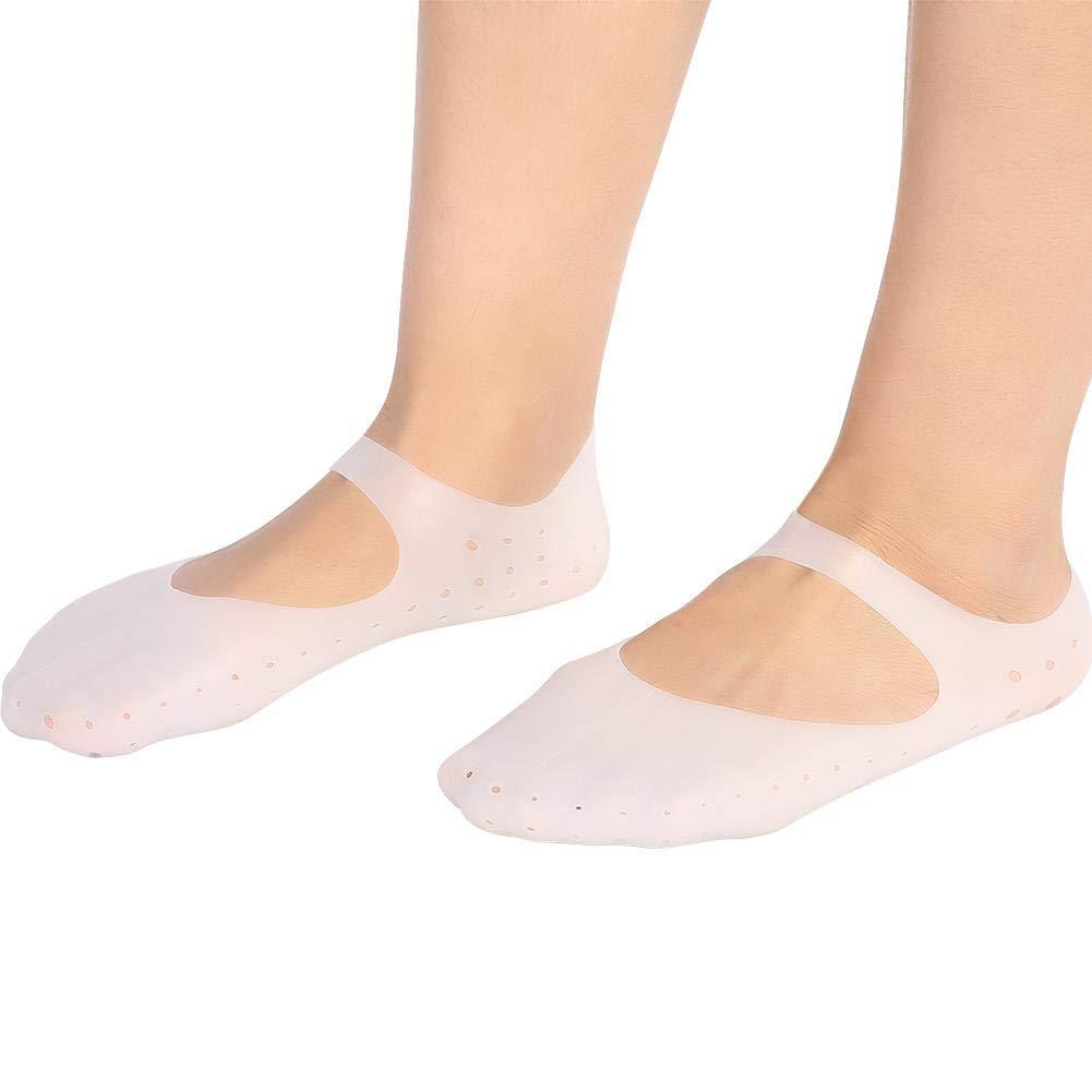 Silicone sock, crack-proof socks, heel crack-proof sleeve, foot crack protector, foot care tool,moisturizing foot heel protector to prevent dry heel(M-02#) M 02# - BeesActive Australia