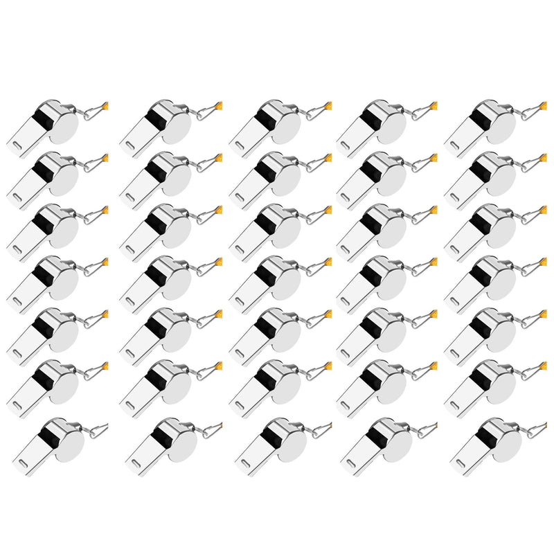 OBKJJ Coach Whistle,35Pack Football Referee Whistle with Lanyard for Emergency Sports Training Referee1 - BeesActive Australia
