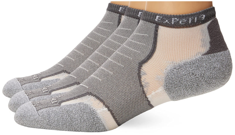 Thorlos Experia Xccu Thin Cushion Running Low Cut Socks Medium Gray (3 Pair) - BeesActive Australia