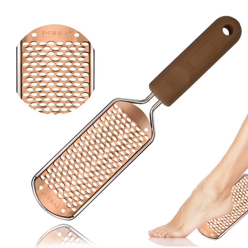 INFILILA Pedicure Foot File Callus Remover Professional Stainless Steel Foot File Callus File Fot Feet Colossal Foot Rasp Foot Grater For Wet & Dry Feet - BeesActive Australia