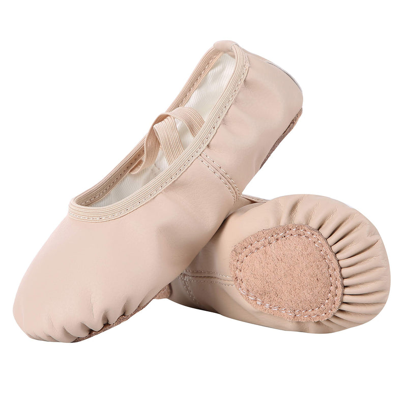 Dynadans Soft Leather Ballet Shoes/Ballet Slippers/Dance Shoes (Toddler/Little/Big Kid/Women) … 7 Toddler Nude - BeesActive Australia