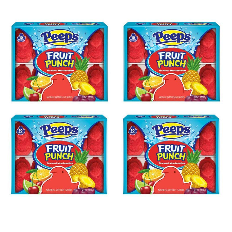 Fruit Punch Peeps, Pack of 4 (Total of 40 Peeps) - BeesActive Australia