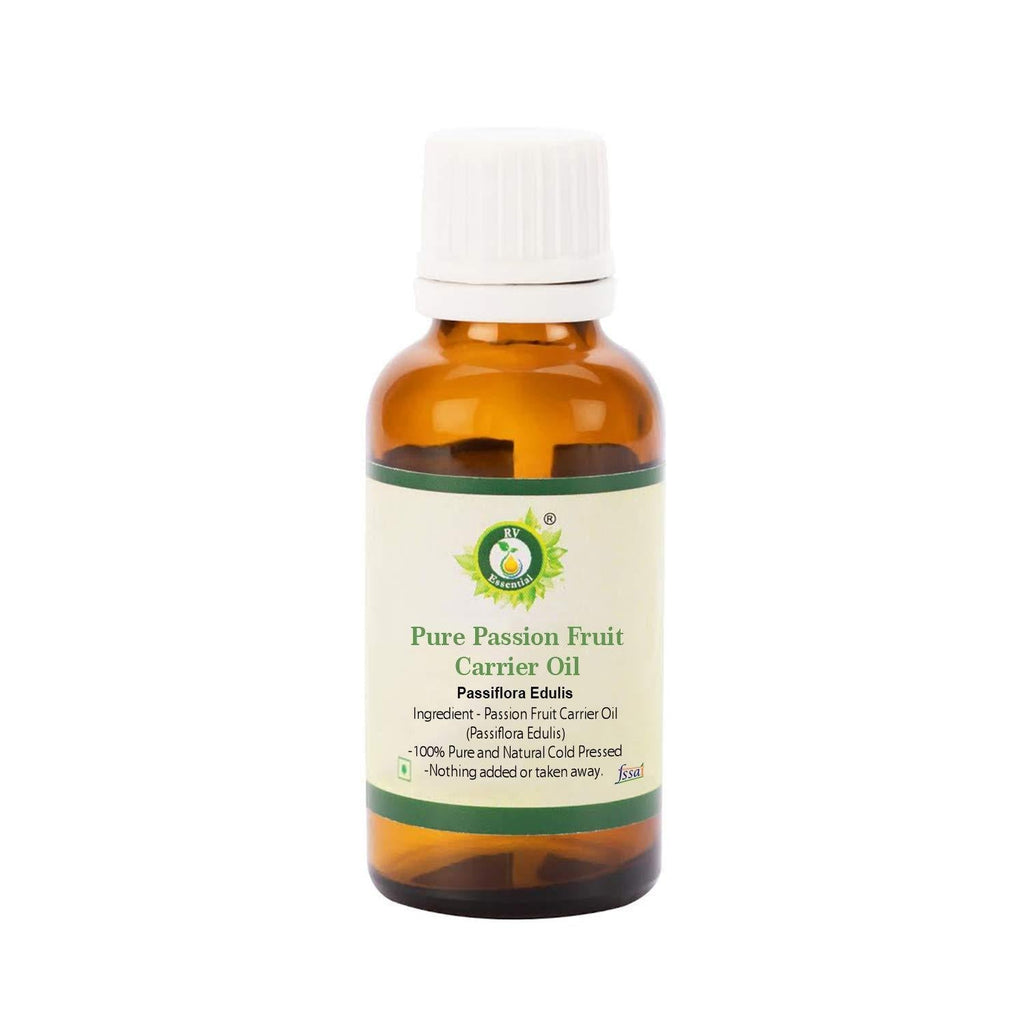 Passion Fruit Oil | Passiflora Edulis | For Face | For Body | 100% Pure Natural | Cold Pressed | 30ml | 1.01oz By R V Essential 30ml (1.01 Ounce) - BeesActive Australia