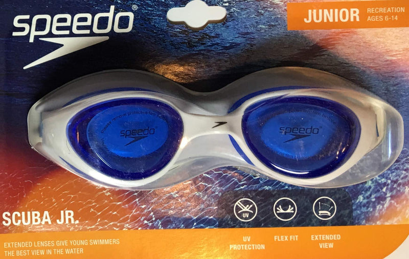 [AUSTRALIA] - Speedo Scuba Jr. Junior Goggles: Blue and White 