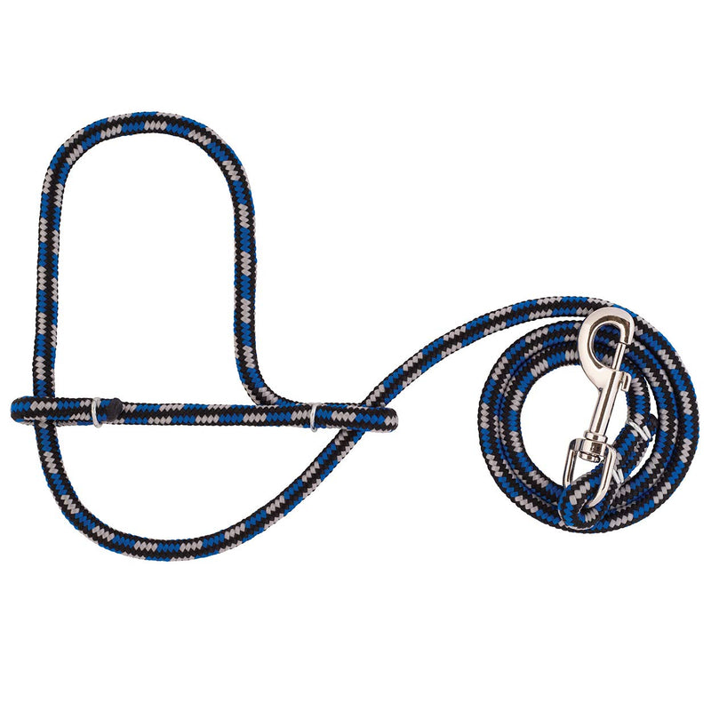 Weaver Leather Rope Sheep & Goat Halter, Lime/Black/Gray Blue/Black/Gray - BeesActive Australia