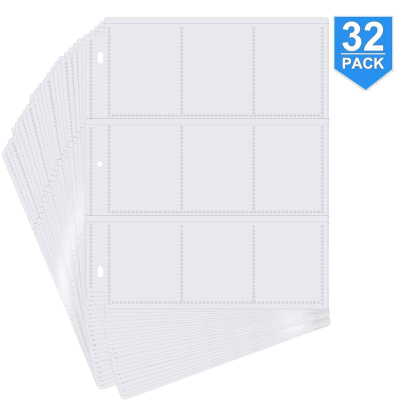 POKONBOY 288 Pockets Trading Card Storage Album Pages Card Collector Coin Holders Wallets Sleeves Card Binder Set Perfect for Skylanders, Top Trumps, Sports Cards - BeesActive Australia