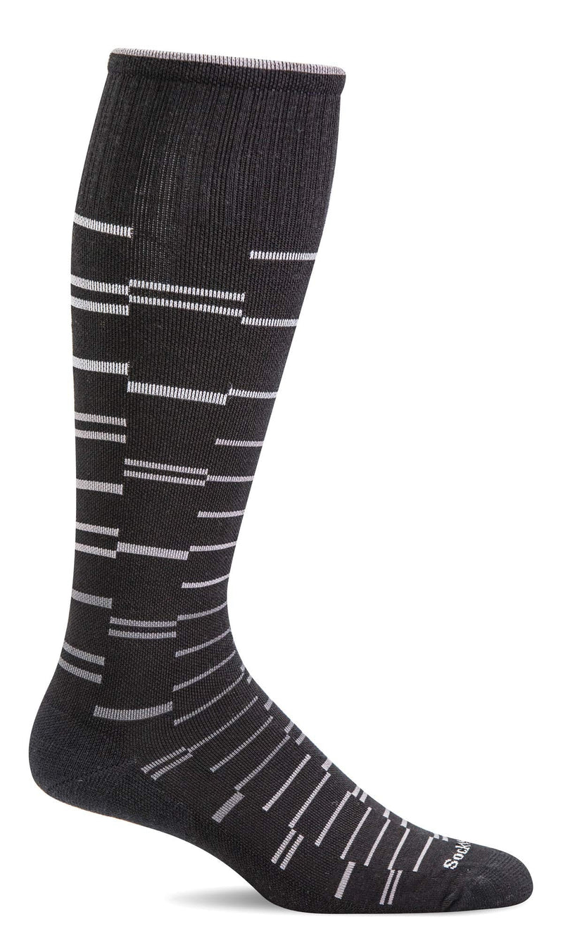 [AUSTRALIA] - Sockwell Men's Dashing Moderate Graduated Compression Sock Large-X-Large Black 