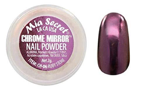 Mia Secret Chrome Mirror Nail Decoration 2g Pick Yours (Ruby Stone) Ruby Stone - BeesActive Australia