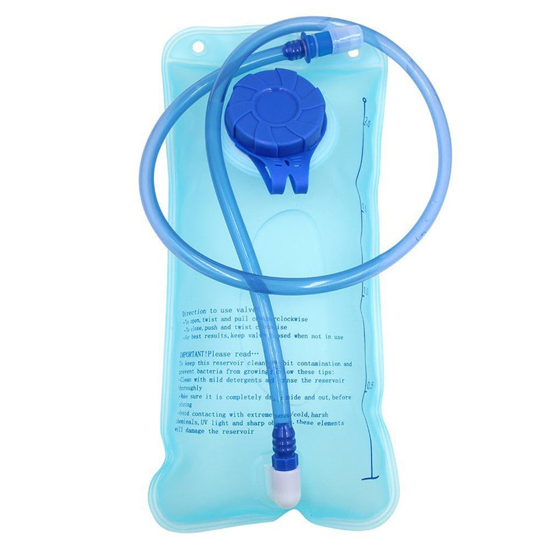 Monvecle Hydration Pack Water Rucksack Backpack Bladder Bag Cycling Bicycle Bike/Hiking Climbing Pouch + 2L Hydration Bladder Small Open 2L Blue Bladder - BeesActive Australia