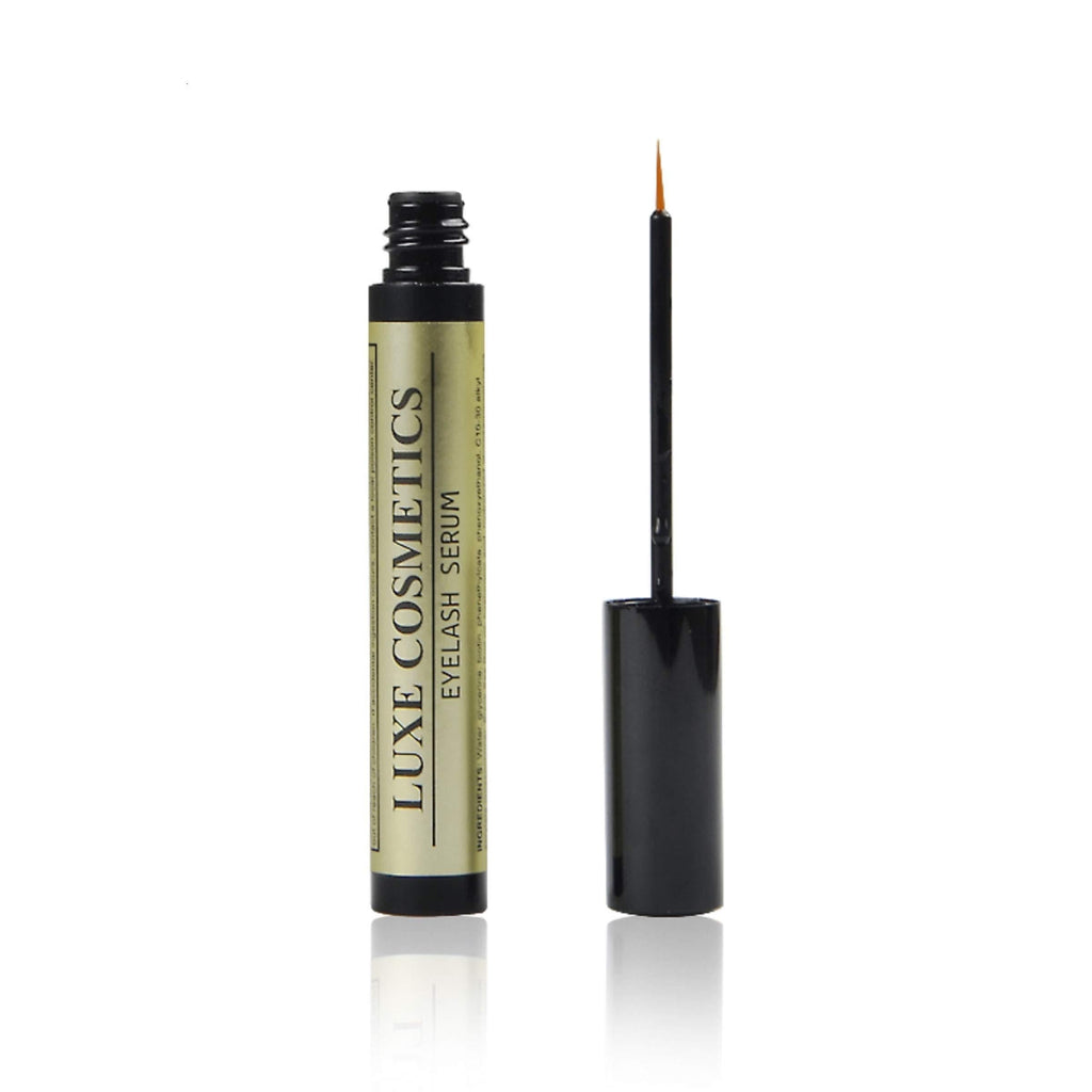 Luxe Cosmetics Eyelash Growth Serum Peptide Lash Natural Growth Enhancing Formula for Hydrated Longer, Fuller Eyelash and Thicker Eyebrows with Pentapeptide-17, Biotin, and Panthenol 10ml/0.33fl oz. - BeesActive Australia