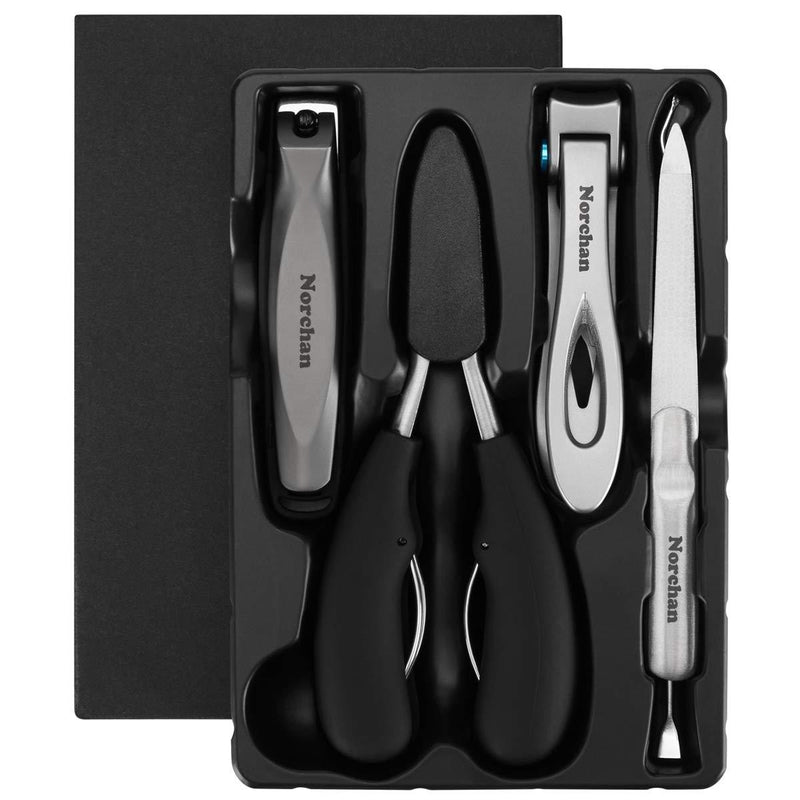 Norchan Large Nail Clippers Set, 3 Pcs Sharp Toenail and Fingernail Clippers for Men and Women (Premium, Big Size, Heavy-Duty Design) - BeesActive Australia
