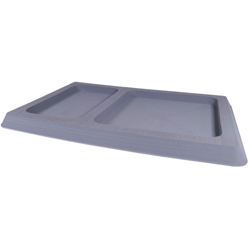 Castaway Customs SeaDek Foam | Cell Phone & Accessories Boat Dash Holder | 3M Adhesive Backing | Seperate Compartments for Cell Phones & Fishing/Boating Tools | Durable Accessory Holder Storm Gray - BeesActive Australia