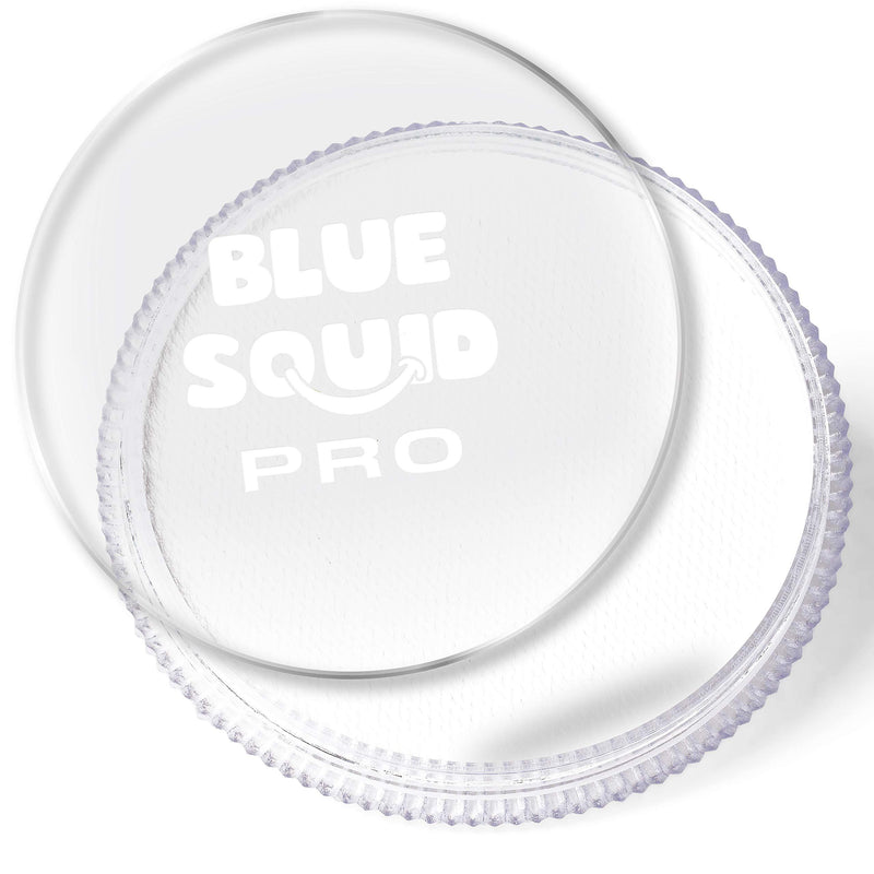 Blue Squid PRO Face Paint - Classic White (30gm), Quality Professional Water Based Single Cake, Face & Body Makeup Supplies for Adults, Kids & SFX - BeesActive Australia