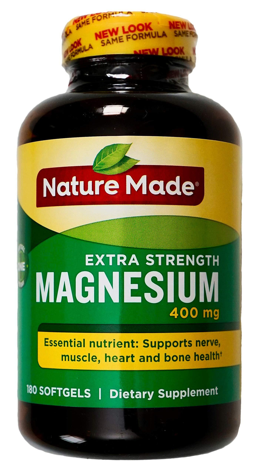 Nature Made Extra-Strength Magnesium 400mg, 180 Dietary Softgels - BeesActive Australia