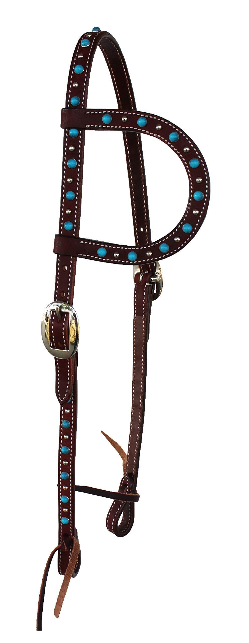 [AUSTRALIA] - CHALLENGER Horse Saddle Tack Bridle Western Leather Headstall 78RT07HA 