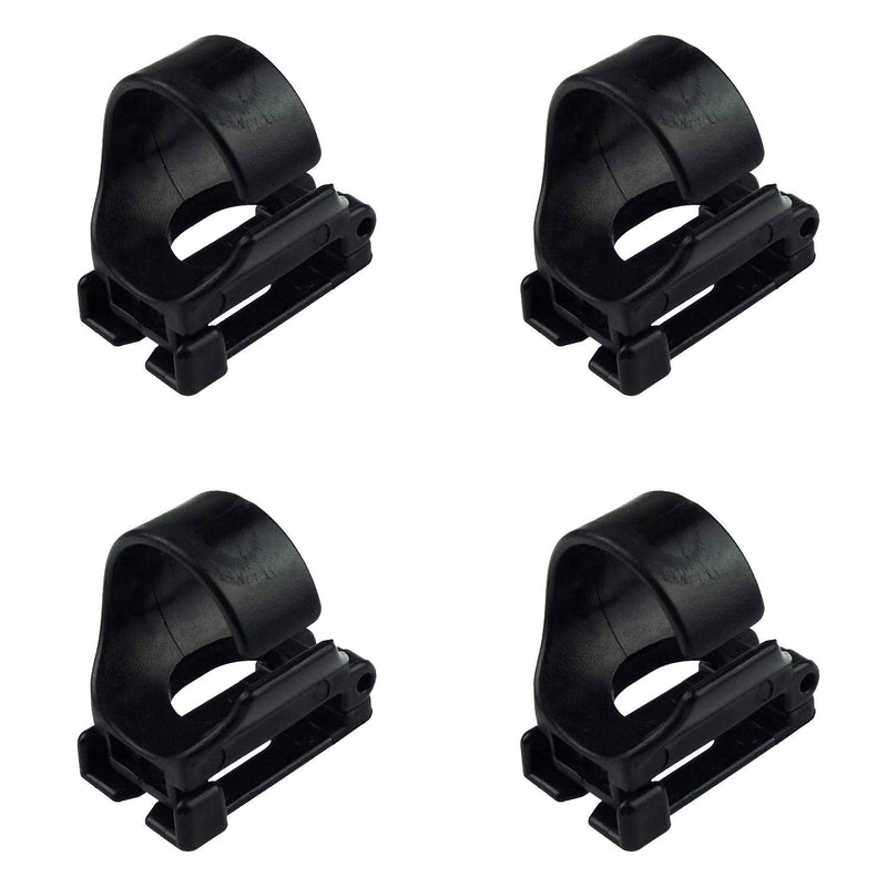 Zelerdo 4 Pack Black Plastic Snorkel Clip Replacement for Snorkeling and Scuba Diving - BeesActive Australia