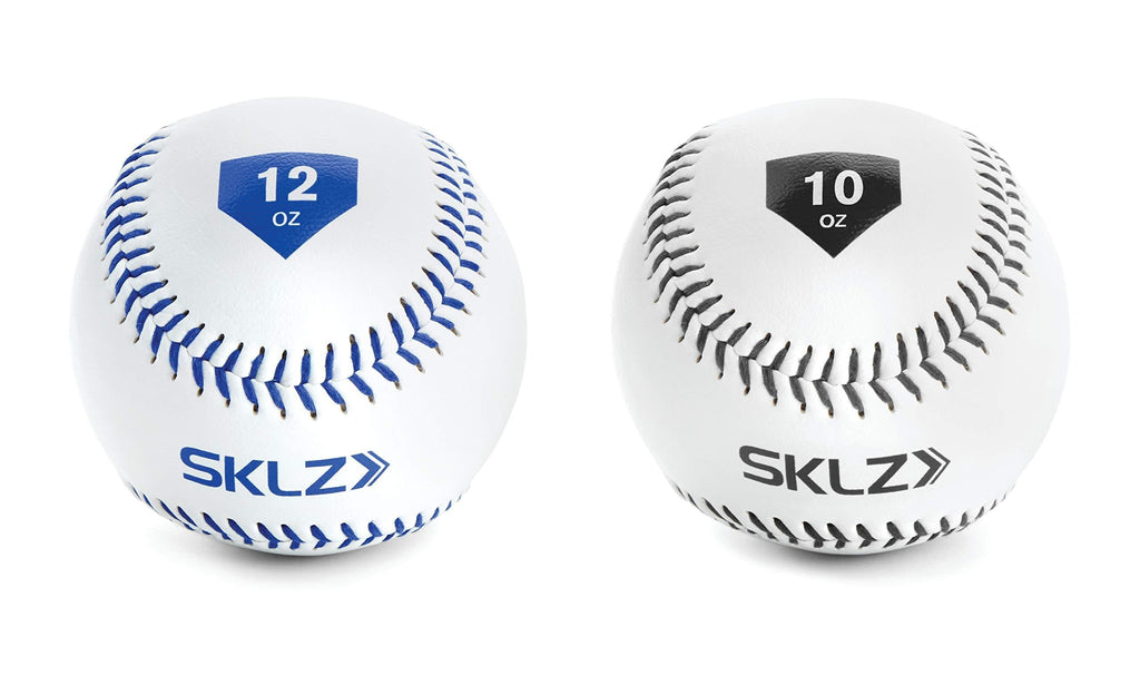 [AUSTRALIA] - SKLZ Weighted Throwing Baseballs, 2-Pack (10 Ounce and 12 Ounce) 