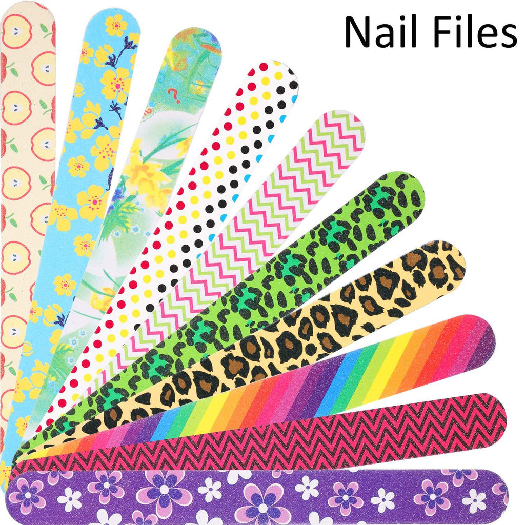 20 Pieces Nail File Emery Boards Nail Buffer File Nail Art Tools for Women Girls - BeesActive Australia