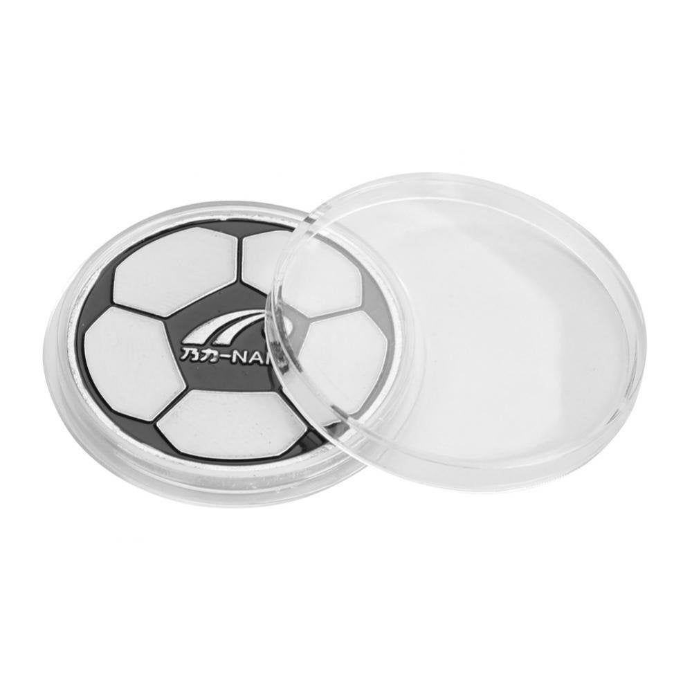 VGEBY1 Soccer Toss Coins, Alloy Soccer Referee Flip Judge Coin for Match Picking Side with Case - BeesActive Australia