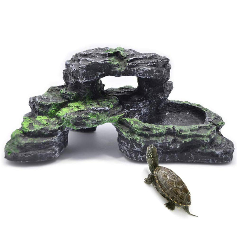 PINVNBY Turtles Dock for Aquarium Reptile Basking Platform for Turtles, Frogs, Newts and Salamanders - BeesActive Australia