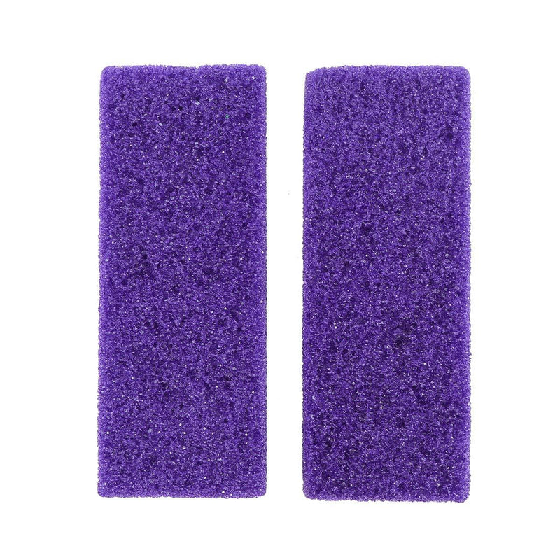 SUPVOX 2pcs 2 in 1 Callus Remover Pumice Stone for feet Hands Body (Purple) - BeesActive Australia