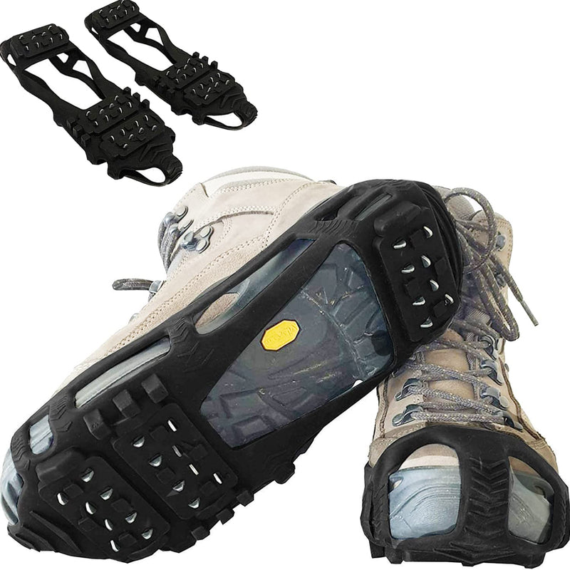 Limm Crampons Ice Traction Cleats Large - Lightweight Traction Cleats for Walking on Snow & Ice - Anti Slip Shoe Grips Quickly & Easily Over Footwear - Portable Ice Grippers for Shoes & Boots Compact - BeesActive Australia