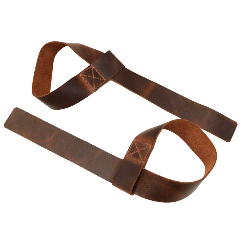 Hide & Drink, Leather Lifting Straps (2 Pieces), Bodybuilding, Sports, Gym, Fitness, Accessories, Handmade Includes 101 Year Warranty :: Bourbon Brown - BeesActive Australia