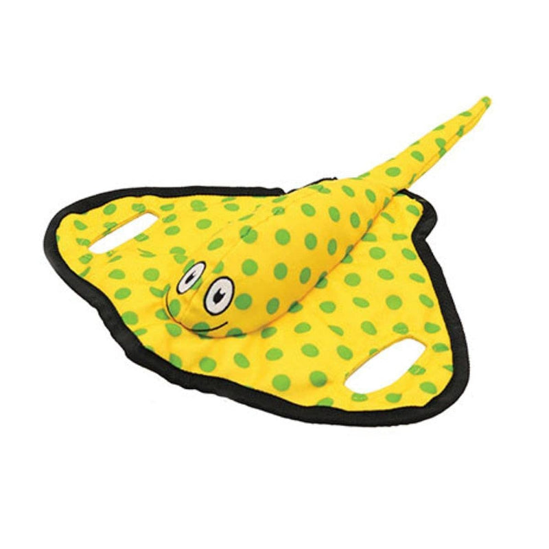 Snuggle Puppy Tender-Tuffs - Yellow Stingray Tug of War Plush Dog Toy - Great for Play and Interaction with Puncture Resistant Squeaker - BeesActive Australia