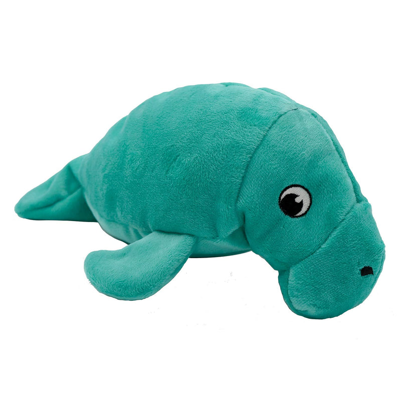 Snuggle Puppy Tender-Tuffs - Large Marine Stuffed Plush Manatee Toy - With Puncture Resistant Squeaker, Great for Big Dogs - BeesActive Australia