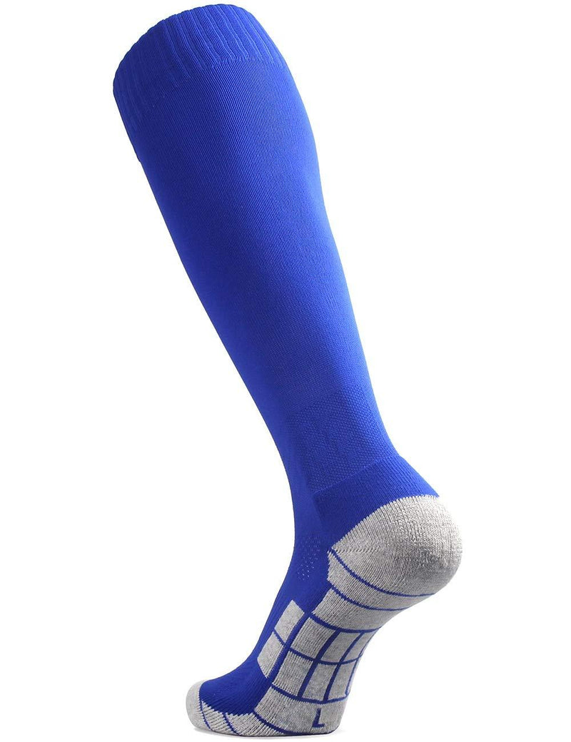 [AUSTRALIA] - CWVLC Soccer Socks (1/3/5 pairs) Team Sport Knee High Socks for Adult Youth Kids 1-pair Blue X-Small 