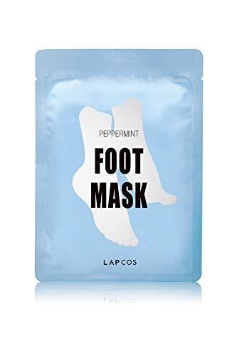 LAPCOS Foot Mask, Moisturizing Treatment with Peppermint and Lavender, Restore Dry Cracked Skin, Korean Beauty Favorite, 1-Pack Slippers - BeesActive Australia