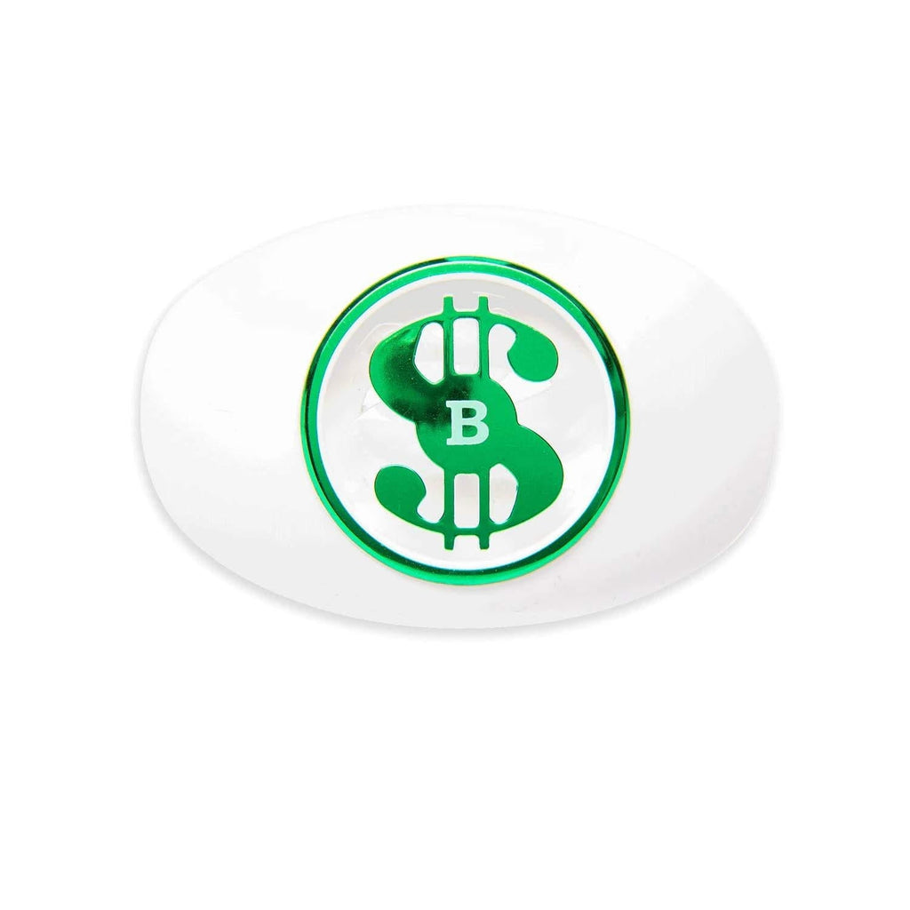 [AUSTRALIA] - Battle "Money Spinner Oxygen Football Mouthguard - White/Green 