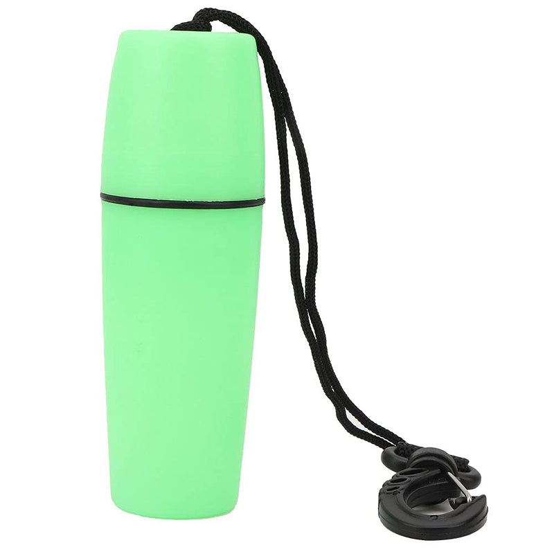 Alomejor Waterproof Container Bottle Capsule Container Dry Storage Bottle Floating Water Contaioner for Boating Swimming Green - BeesActive Australia