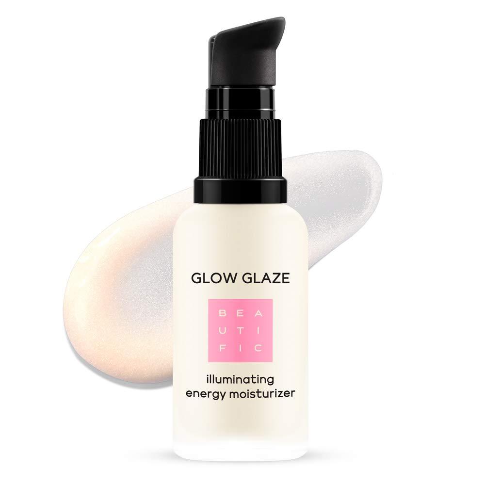 BEAUTIFIC Face Moisturizer And Primer | GLOW GLAZE | Energy Face Cream For Radiant Hydrated Skin | Moisturizing Makeup Primer With Radiant Minerals For Perfect Look, 1 fl.oz - BeesActive Australia