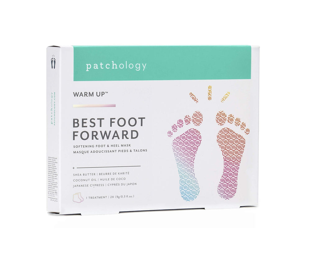 Patchology Foot Mask soft feet treatment, Best Foot Forward with Shea Butter and Coconut Oil for Dry Cracked Feet, 1 Count - BeesActive Australia