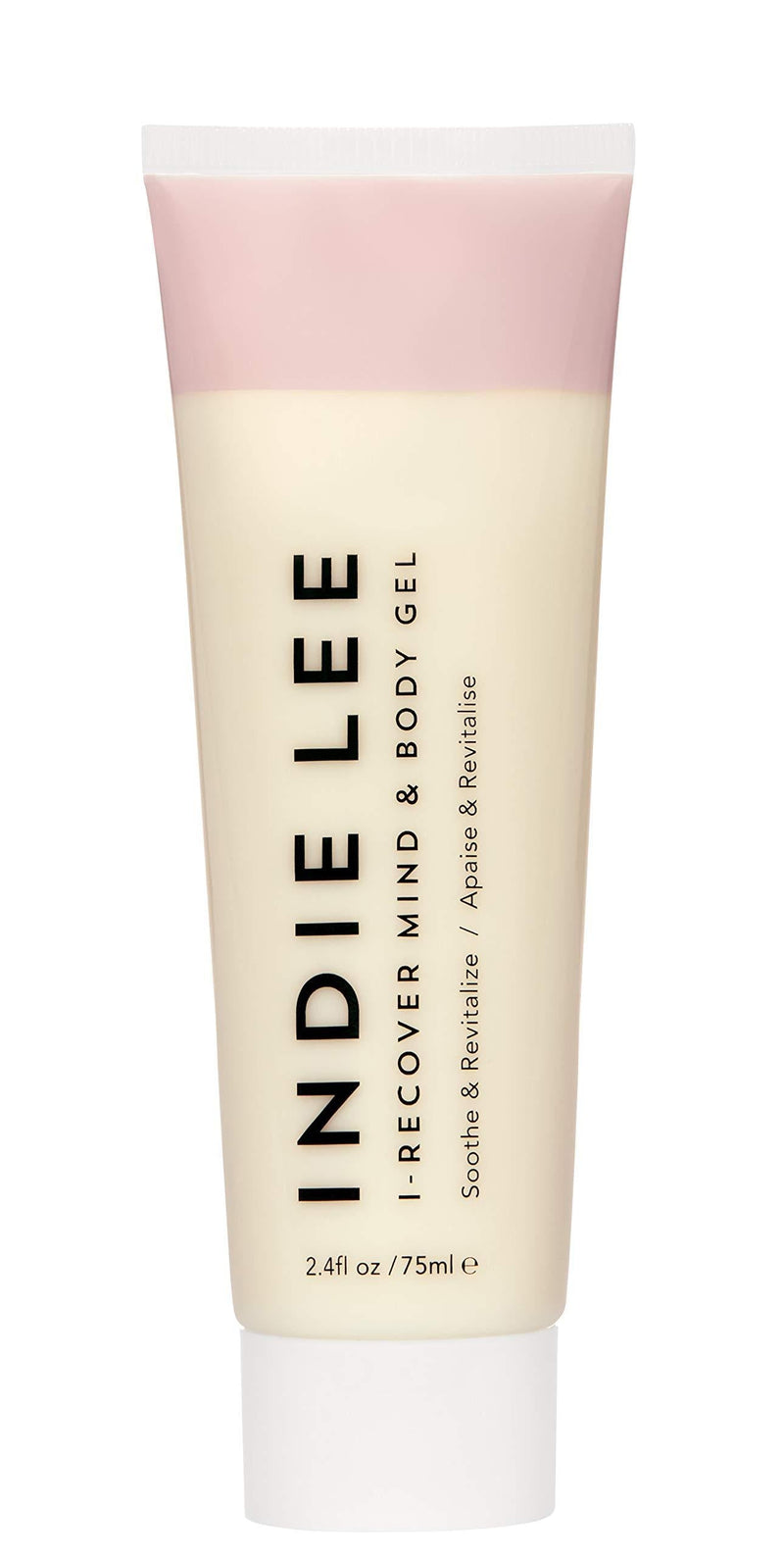 Indie Lee I-Recover Mind & Body Gel - Fitness Recovery Cream with Relaxing Essential Oils + Arnica to Help Soothe + Destress Sore Muscles, Joints + Stiffness - Cooling Relief Lotion (2.4oz / 75ml) - BeesActive Australia