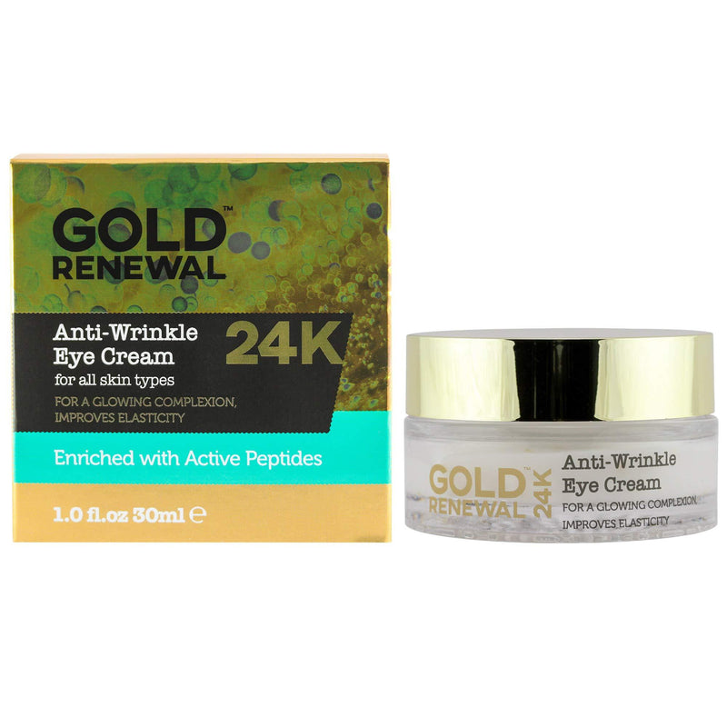 Frulatte Gold Renewal 24K Anti-Wrinkle Eye Cream, 1.0 Fluid Ounce - BeesActive Australia