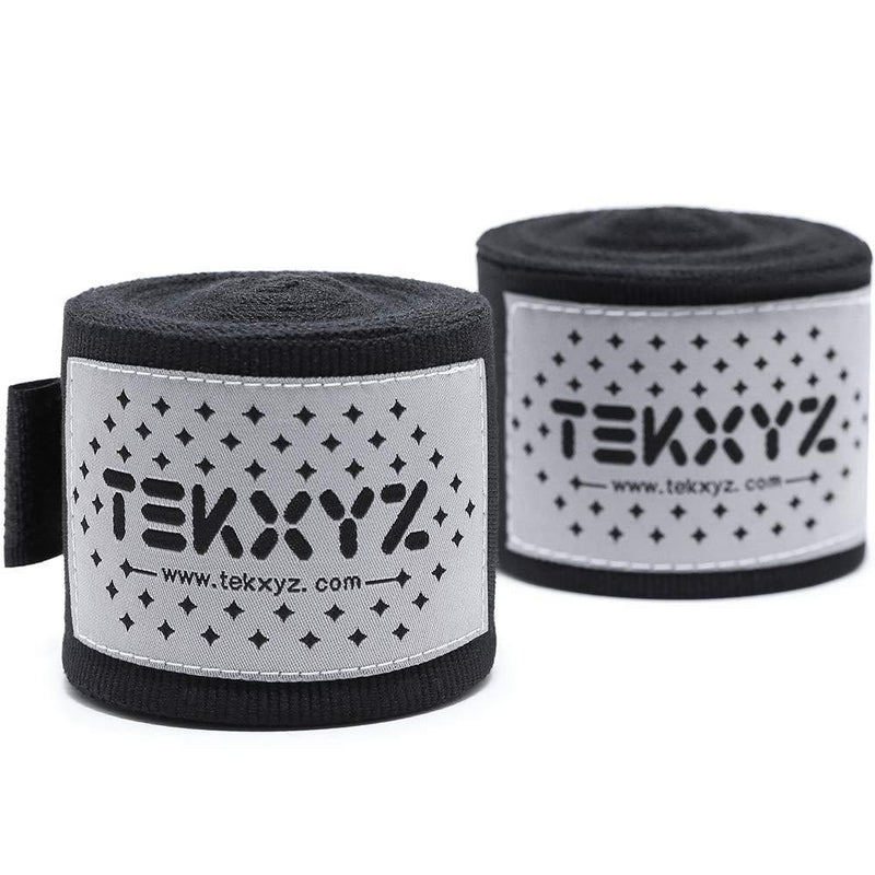 [AUSTRALIA] - TEKXYZ Professional 200 Inch Semi Elastic Hand Wraps for Boxing, Kickboxing, Muay Thai, MMA 