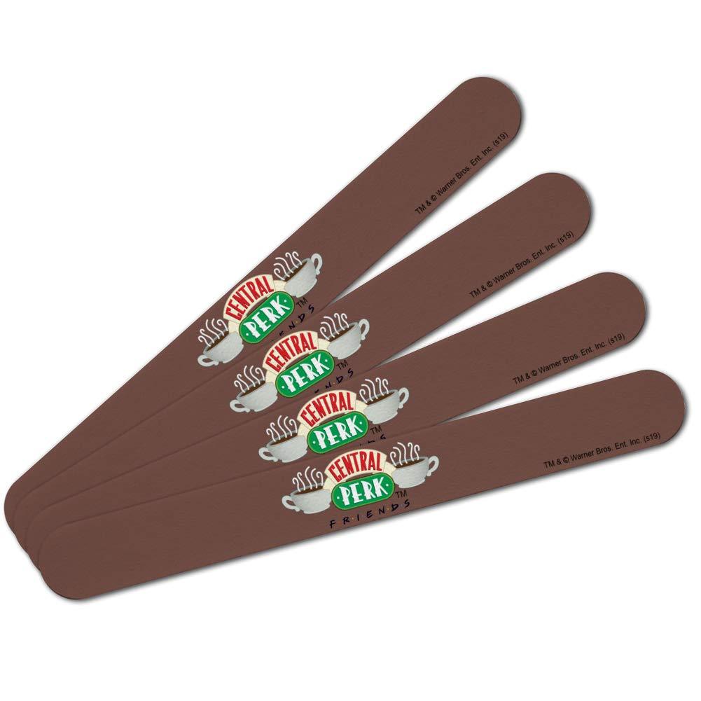 Friends Central Perk Logo Double-Sided Nail File Emery Board Set 4 Pack - BeesActive Australia
