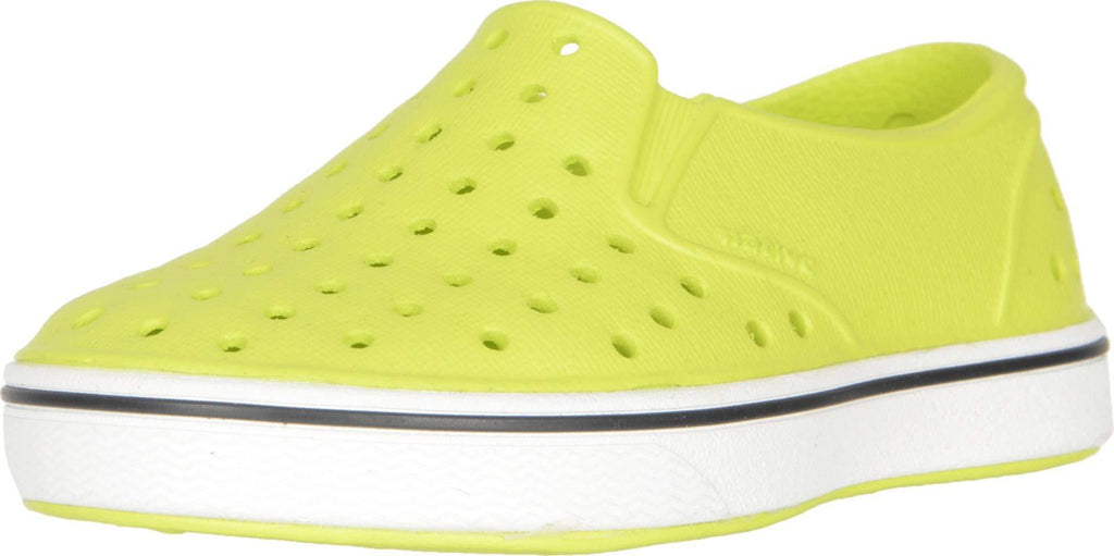 [AUSTRALIA] - Native Shoes Kids' Miles Child Water Shoe Toddler (1-4 Years) 4 Toddler Chartreuse Green/Shell White 