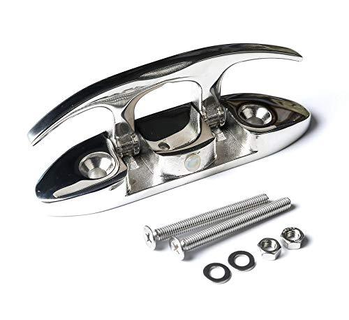 [AUSTRALIA] - MX Boat Cleat,4-1/2” Boat Folding Cleat Stainless Steel Flip Up Cleat 