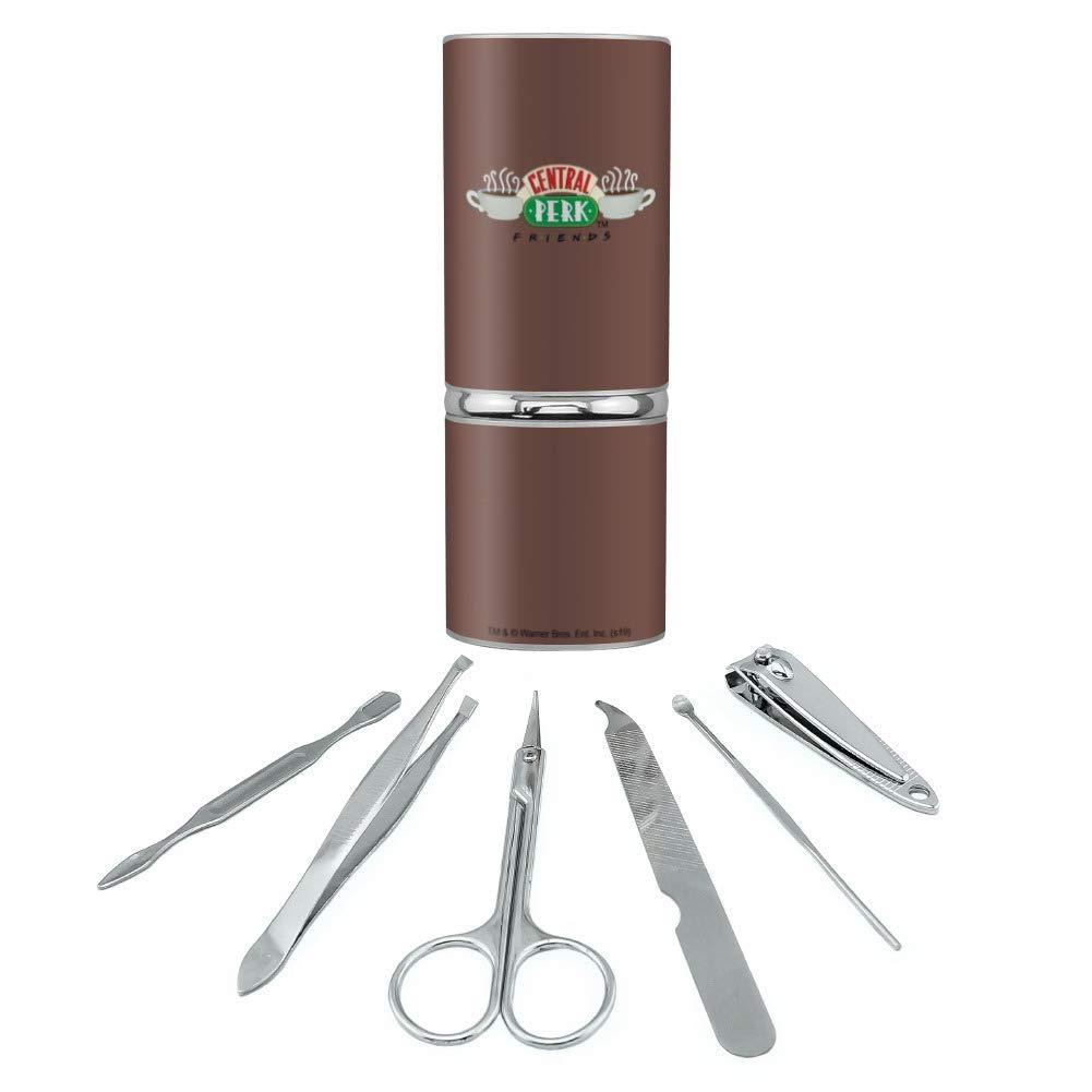 Friends Central Perk Logo Stainless Steel Manicure Pedicure Grooming Beauty Care Travel Kit - BeesActive Australia