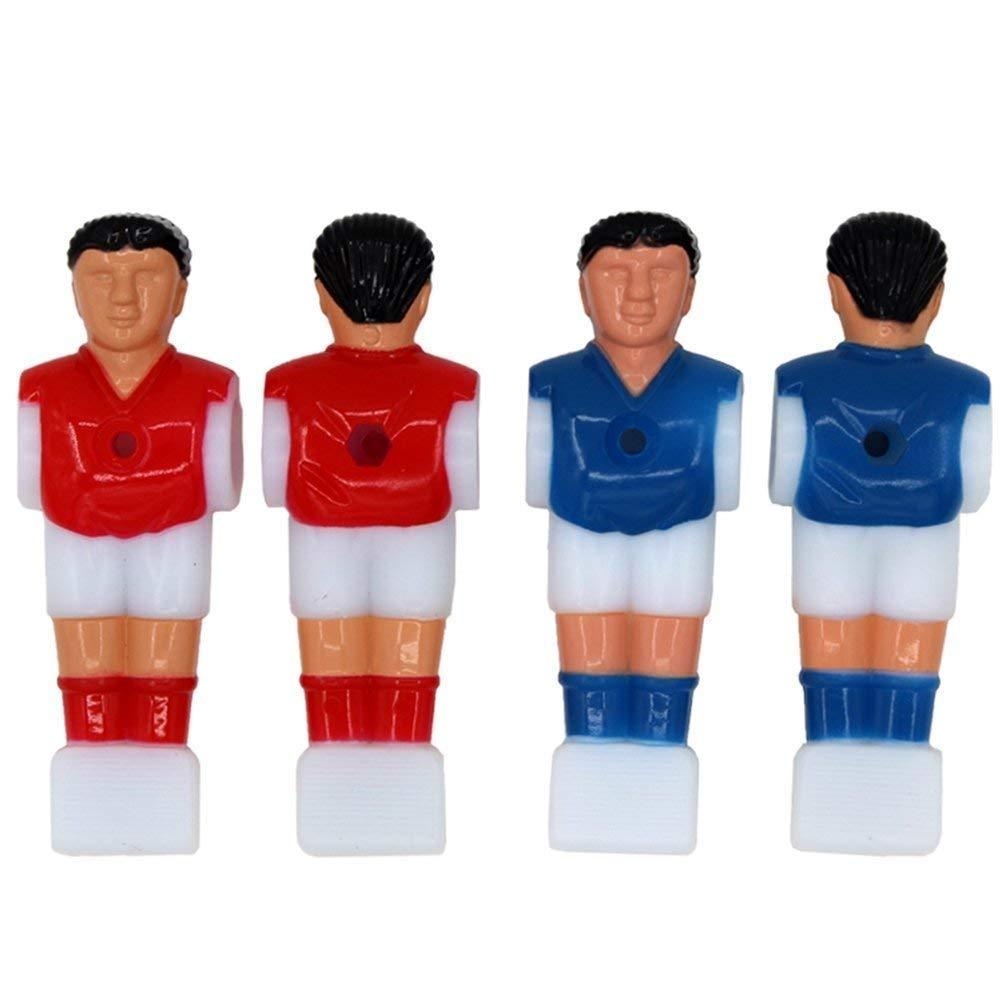 Phinacan 4Pcs Foosball Men Replacement Soccer Table Player Football Players Parts (Red+Blue) - BeesActive Australia