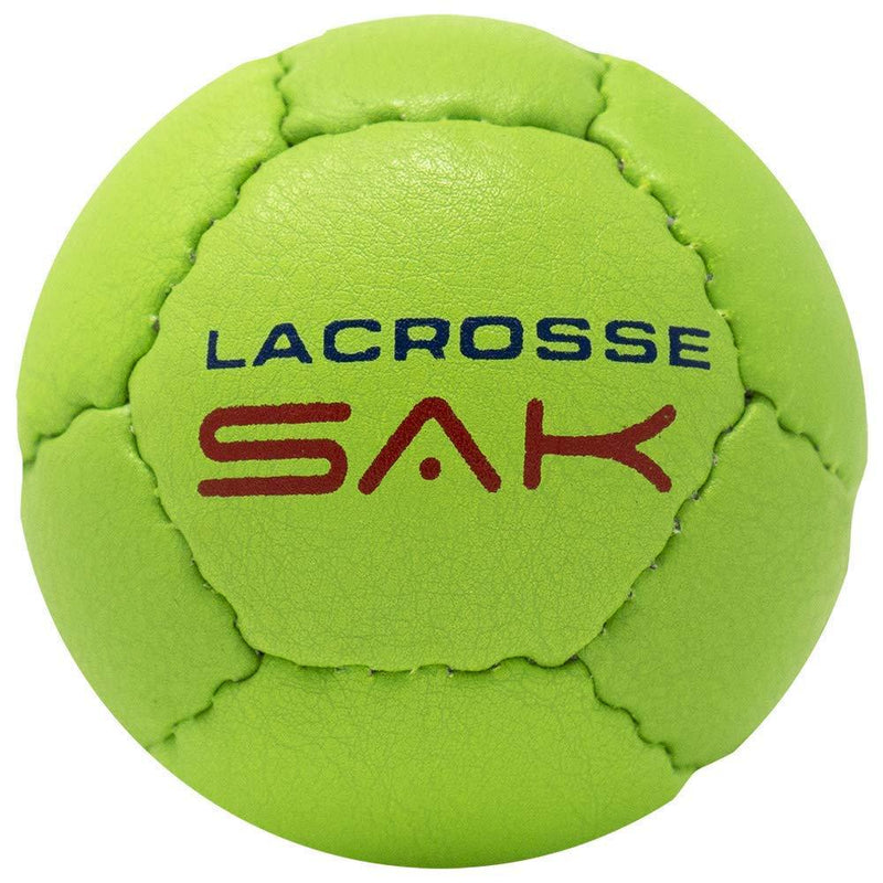 [AUSTRALIA] - Lacrosse Sak Lacrosse Training Balls - Same Weight & Size as a Regulation Lacrosse Balls, Great for Indoor & Outdoor Practice, Less Bounce & Minimal Rebounds… 1 Ball Lime Green 